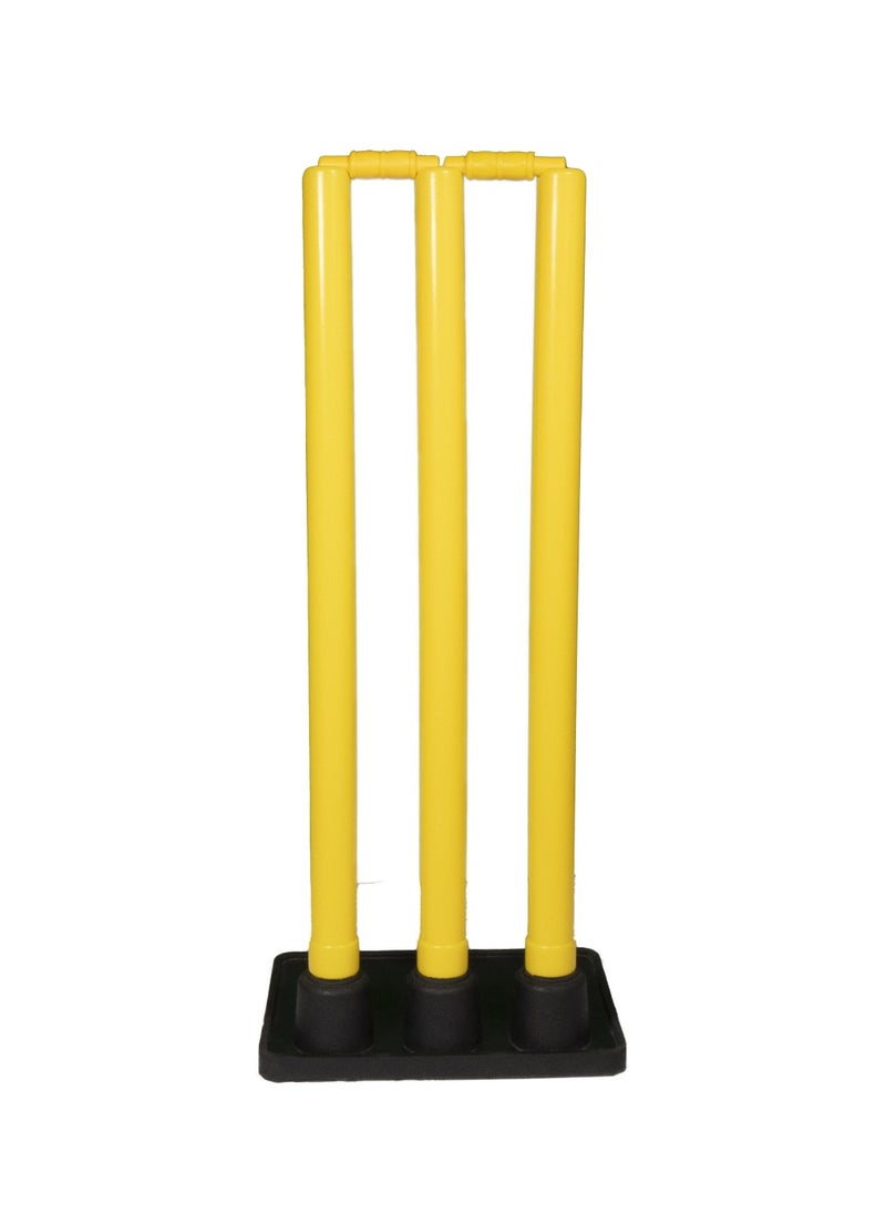 DAWSON SPORTS Cricket PVC Stump with Rubber Mould Base Set  - Image 3