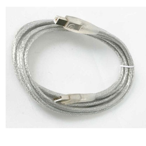 StarTech.com 10 ft Transparent USB 2.0 Cable - A to B - USB cable - USB (M) to USB Type B (M) - USB 2.0 - 10 ft - molded - transparent - USB2HAB10T - Image 4