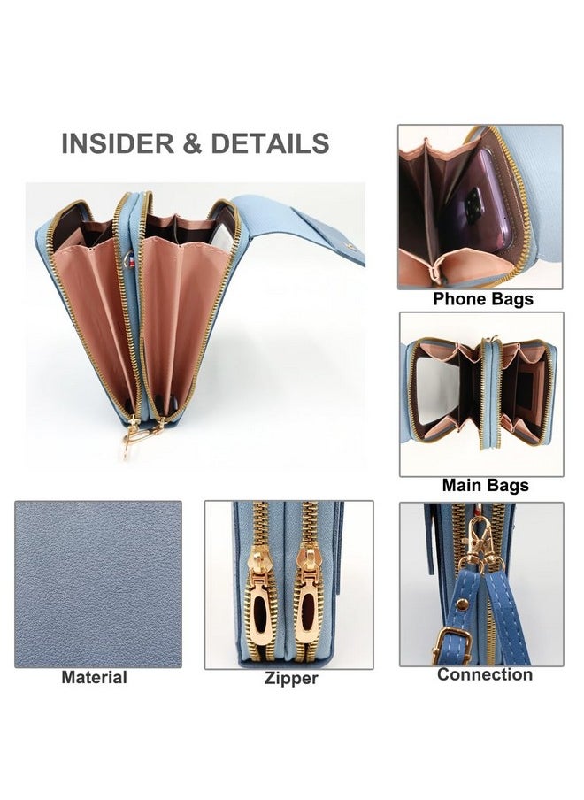 Crossbody Bags For Women Cell Phone Purse Wallet Ladies Small Women'S Handbags Pu Leather Shoulder Bags Card Holder Blue 2 - pzsku/ZDEF5D7B5BB6CEE1E66FAZ/45/_/1714990913/c9970dff-bd88-4abb-8eac-2d829bca4fa6