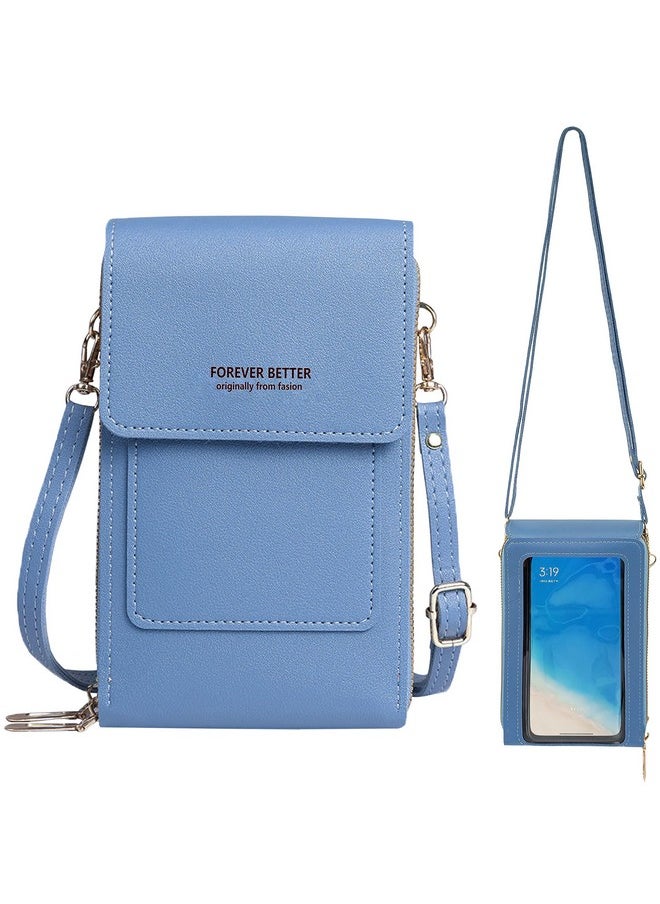 Crossbody Bags For Women Cell Phone Purse Wallet Ladies Small Women'S Handbags Pu Leather Shoulder Bags Card Holder Blue 2 - pzsku/ZDEF5D7B5BB6CEE1E66FAZ/45/_/1714990915/f3113dc1-db9e-4b63-926e-74749c47fec6