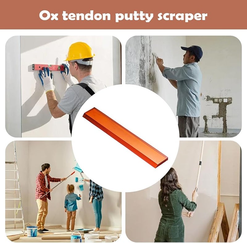 30cm Drywall Scraper Mud Finishing Repair Tool Ergonomic Putty Spatula For Home Workshop - Image 4
