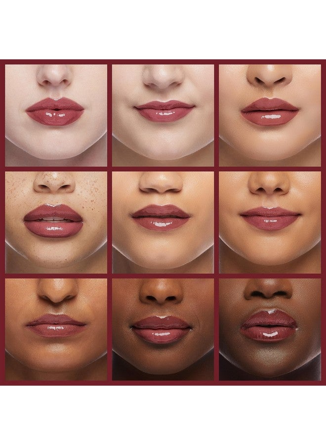 NOONI Korean Lip Oil Applewine Lip Stain Gift Longlasting Moisturizing Plumping Revitalizing For Dry Lips Waterproof No Peel Off Korean Lip Tint Deep Red Lips 0.12 Fl Oz - Image 4