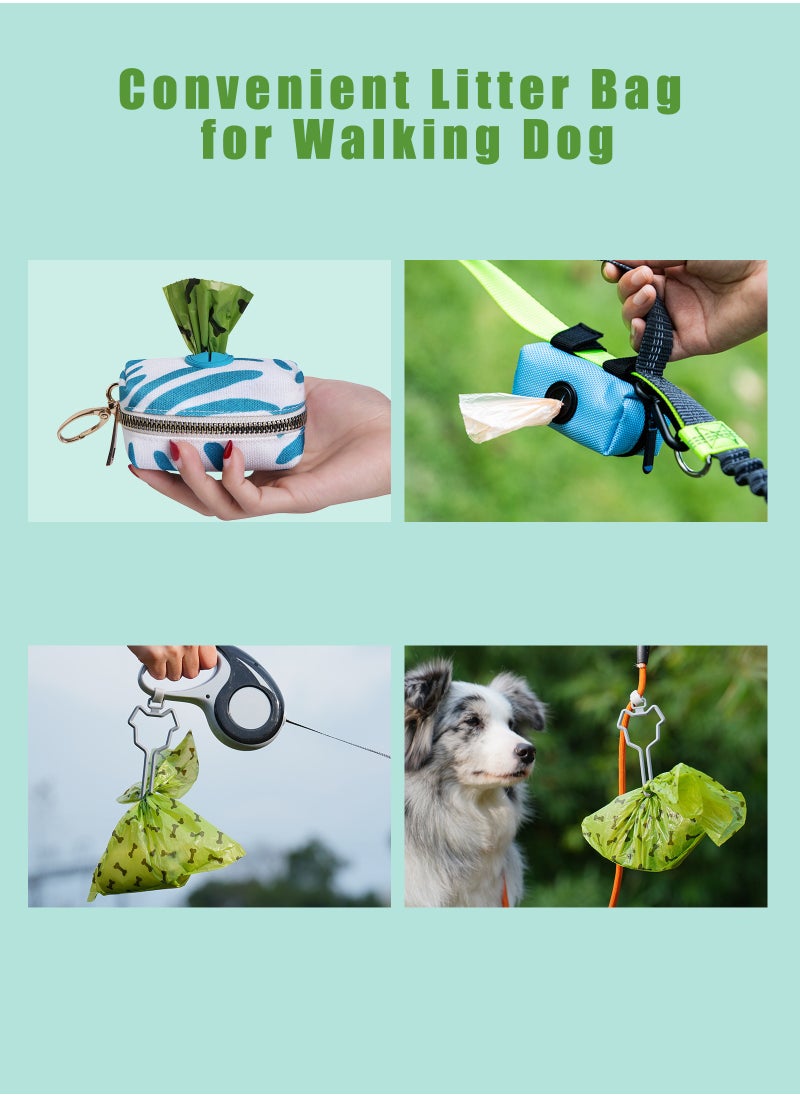 LOVET 18 Rolls / 270 Pcs Pet Hygiene Litter Disposable Bags with scent Biodegradable Dog Litter Bags with Dispenser Eco-Friendly Leak Proof Pet Health Disposal Refill Bags  - Image 5