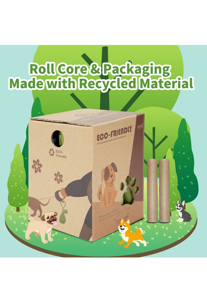 LOVET 18 Rolls / 270 Pcs Pet Hygiene Litter Disposable Bags with scent Biodegradable Dog Litter Bags with Dispenser Eco-Friendly Leak Proof Pet Health Disposal Refill Bags  - Image 2