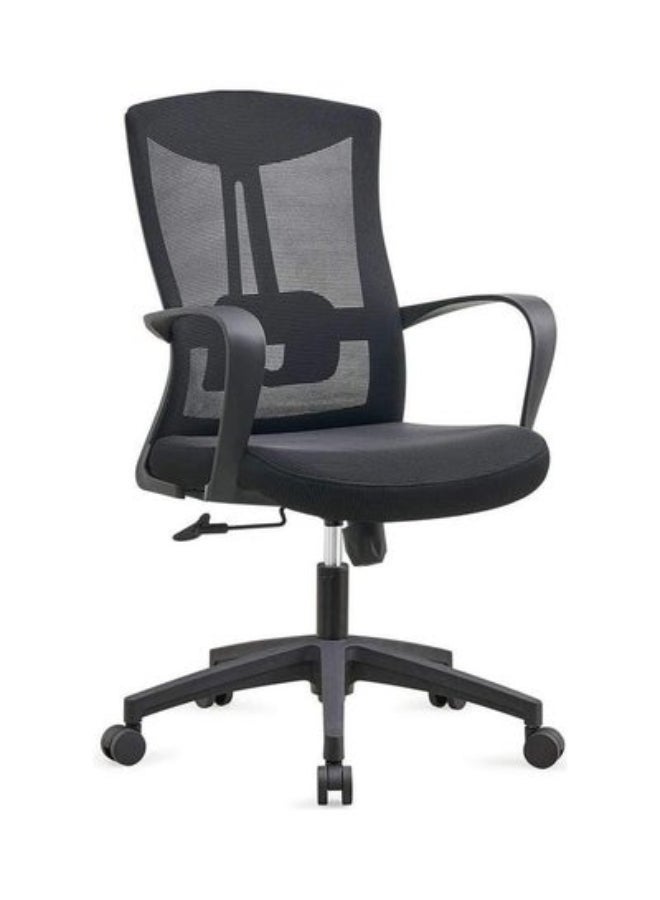LANNY Mesh Chair Computer Desk Fabric Adjustable Ergonomic Swivel Lift Office Chair,Mordern Arms Chair,Swivel Computer Home Task Chairs, Suitable for Meeting and Reception,Study Chair - Image 1
