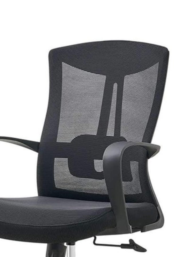 LANNY Mesh Chair Computer Desk Fabric Adjustable Ergonomic Swivel Lift Office Chair,Mordern Arms Chair,Swivel Computer Home Task Chairs, Suitable for Meeting and Reception,Study Chair - Image 3