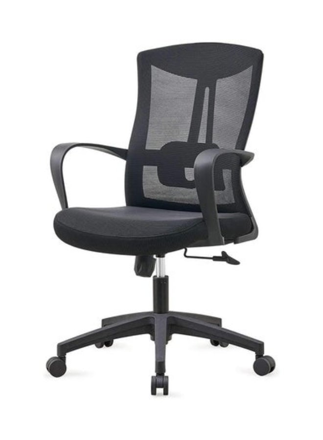 LANNY Mesh Chair Computer Desk Fabric Adjustable Ergonomic Swivel Lift Office Chair,Mordern Arms Chair,Swivel Computer Home Task Chairs, Suitable for Meeting and Reception,Study Chair - Image 2