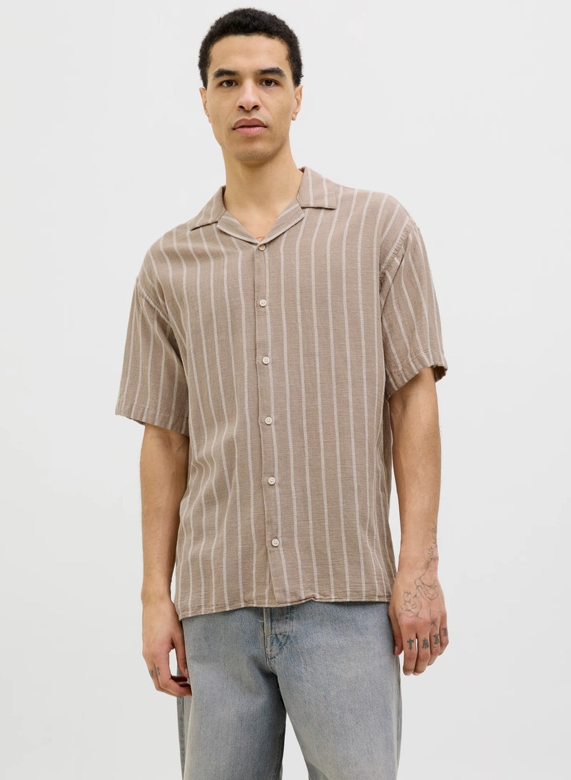 JACK & JONES Jjeenzo Striped Shirt  - Image 1