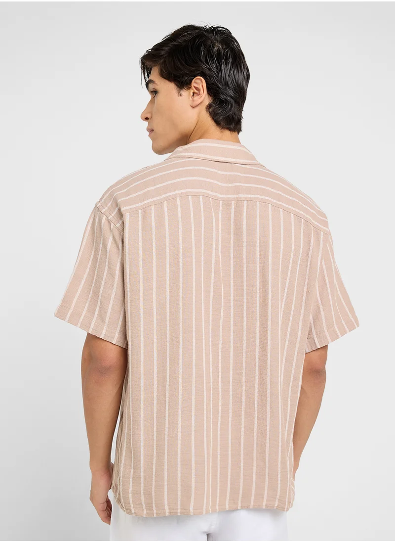 جاك اند جونز Jjeenzo Striped Regular Fit Shirt