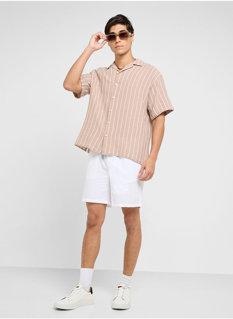 JACK & JONES - Jjeenzo Striped Shirt - Image 1