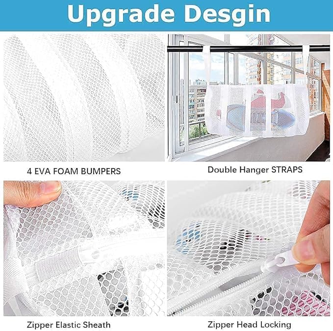 Generic AntiDeformation Household Protective Clothes Organizer New Washing Machine Shoe Storage Laundry Bag For Washing Machine And Dryer Shoes Multicolor 1 Pcs - Image 3