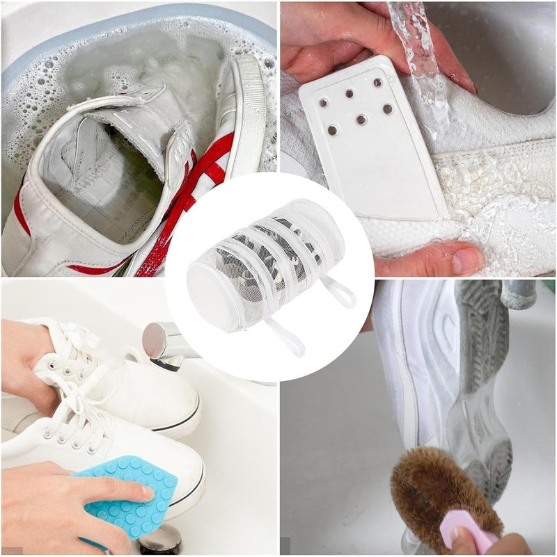 Generic AntiDeformation Household Protective Clothes Organizer New Washing Machine Shoe Storage Laundry Bag For Washing Machine And Dryer Shoes Multicolor 1 Pcs - Image 4