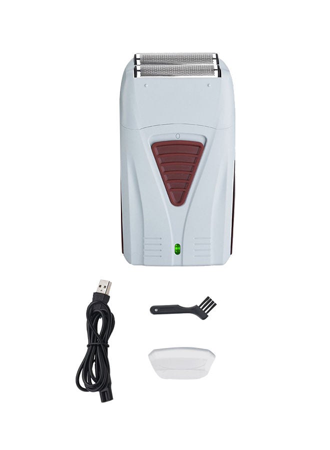 NIBEMINENT 5-Piece Rechargeable Electric Shaver Set White/Black - Image 1