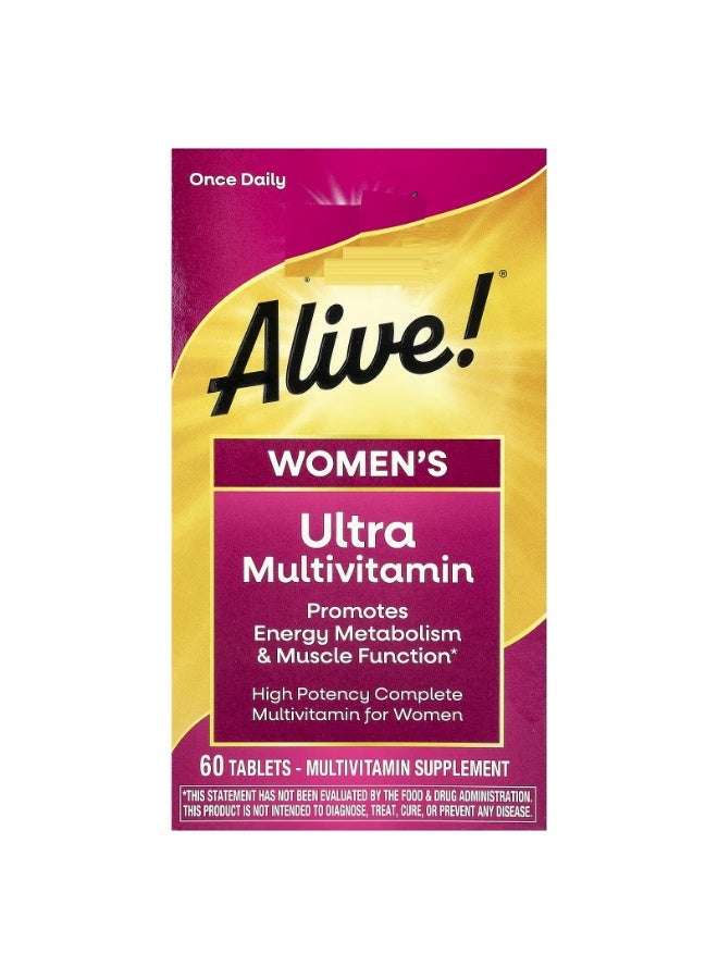 Alive! Women's Ultra Multivitamin, 60 Tablets