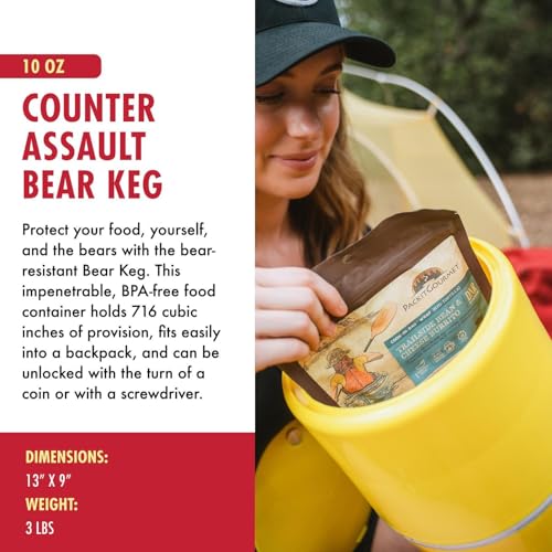 Counter Assault Bear Keg Food Storage Container Yellow - Image 3