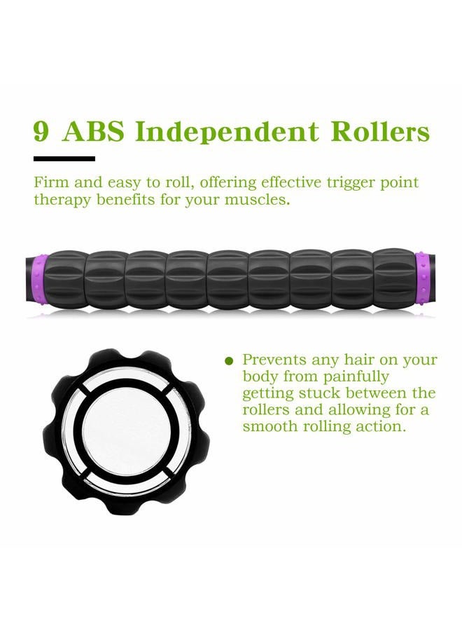 MZDXJ Muscle Roller Stick, Massage Roller for Athletes, Reduces Muscle Soreness, Cramping, Tightness, Legs, Arms, Back, Calves - Image 2