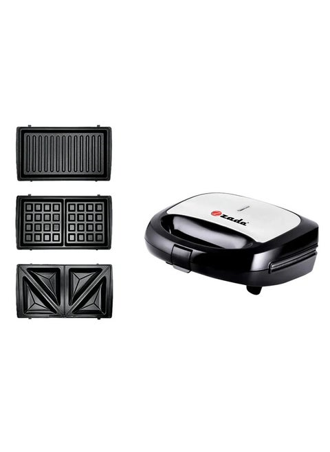 Sandwich Maker 3in1 ( Interchangeable Grill, Waffle, Sandwich Maker) 800 W