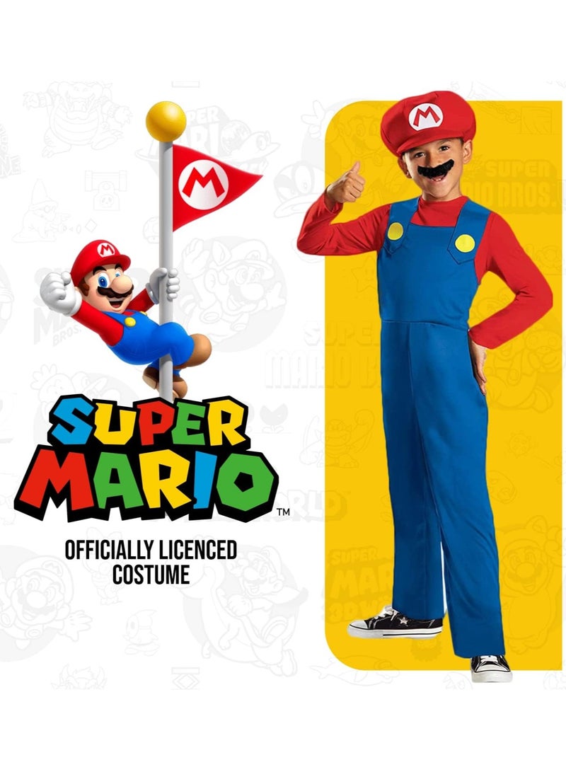 جورونب طقم زي ماريو لويجي، زي لويجي، زي تنكري للأولاد والبنات للكرنفال، أزياء تنكرية - Image 3