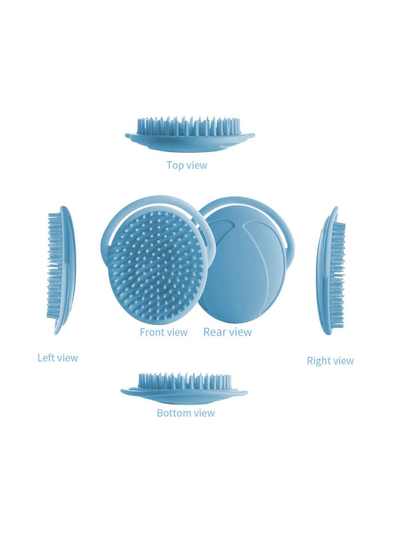 Shampoo Brush, Soft Silicone Comb, Scalp Scrubber and Dandruff Brush for Care Hair Cleaning Shower, Massager, Baby Shower Bath - Image 5