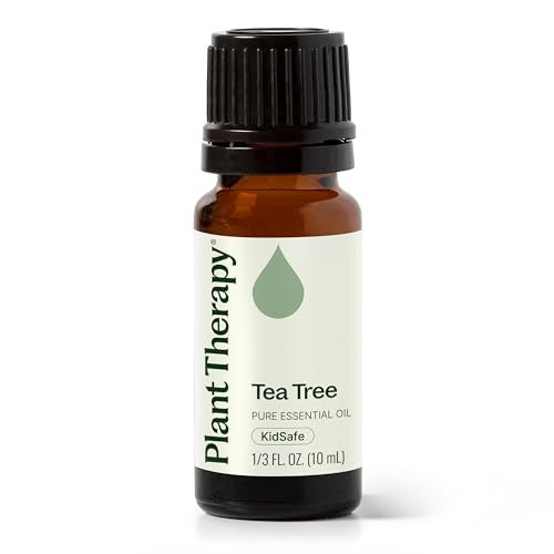 Plant Therapy Tea Tree Essential Oil 100 Pure Undiluted Natural Aromatherapy Therapeutic Grade 10 mL 13 oz