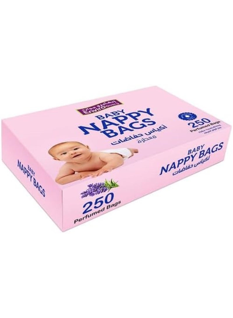 Enviro Guard Scented Nappy Bags With Handle 250 Pieces - Image 2