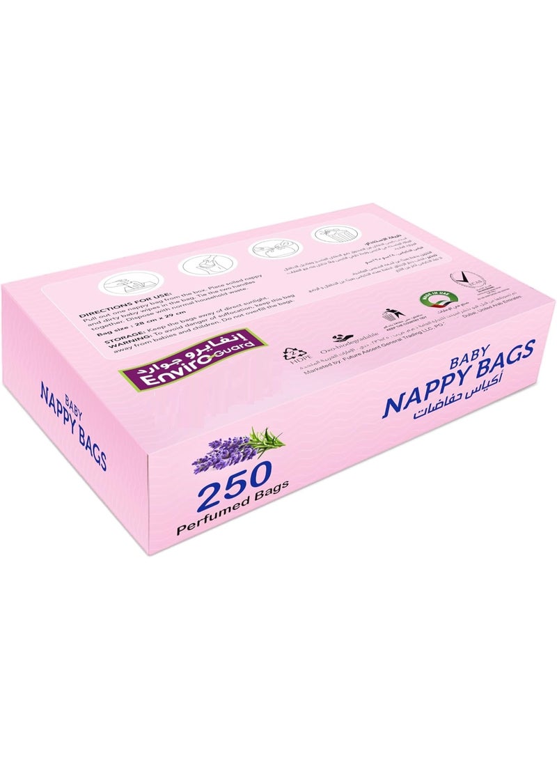 Enviro Guard Scented Nappy Bags With Handle 250 Pieces - Image 3