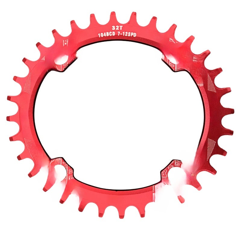 Bike Chainring 32T 104mm BCD Narrow Wide Teeth - Lightweight Alloy Chainring for 7 8 9 10 11 Speed - Easy Install Bicycle Sprocket for Mountain Bike - Image 1