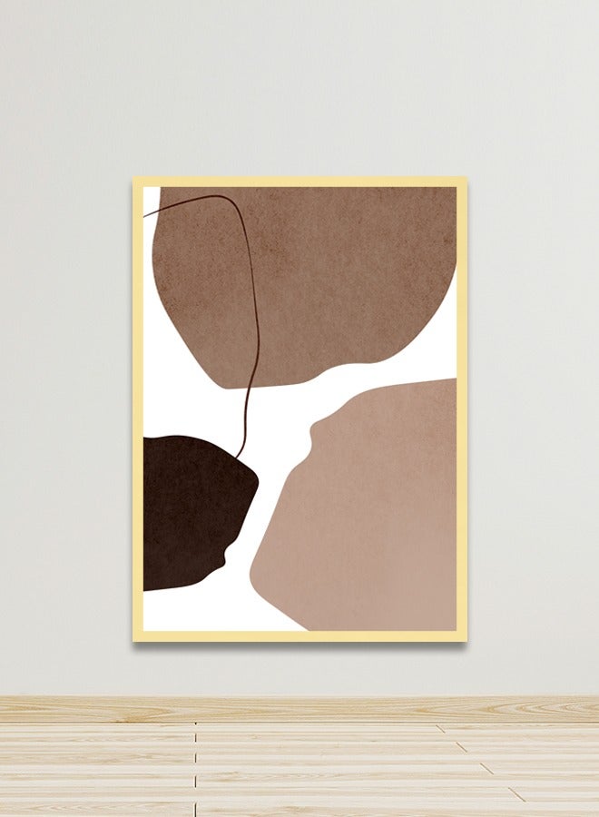 4gdran Canvas Wall Art For Wall Decoration Abstract Design With A Hollow Frame Size 120x80cm One Piece  - Image 1