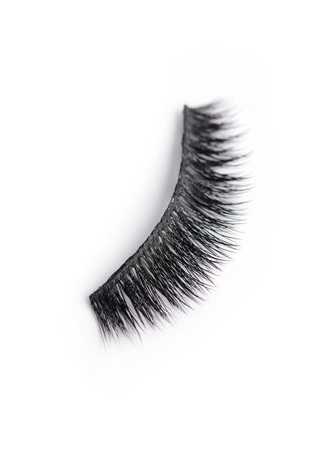 Uroparis PRO M70 Eyelashes for Women - 3D Look Strip Eye Lashes | Handmade, Volumizing & Extra Lightweight False Lashes with Faux Mink | For Glam Look & Enhance Beauty (Black) - 1 Pair - Image 4