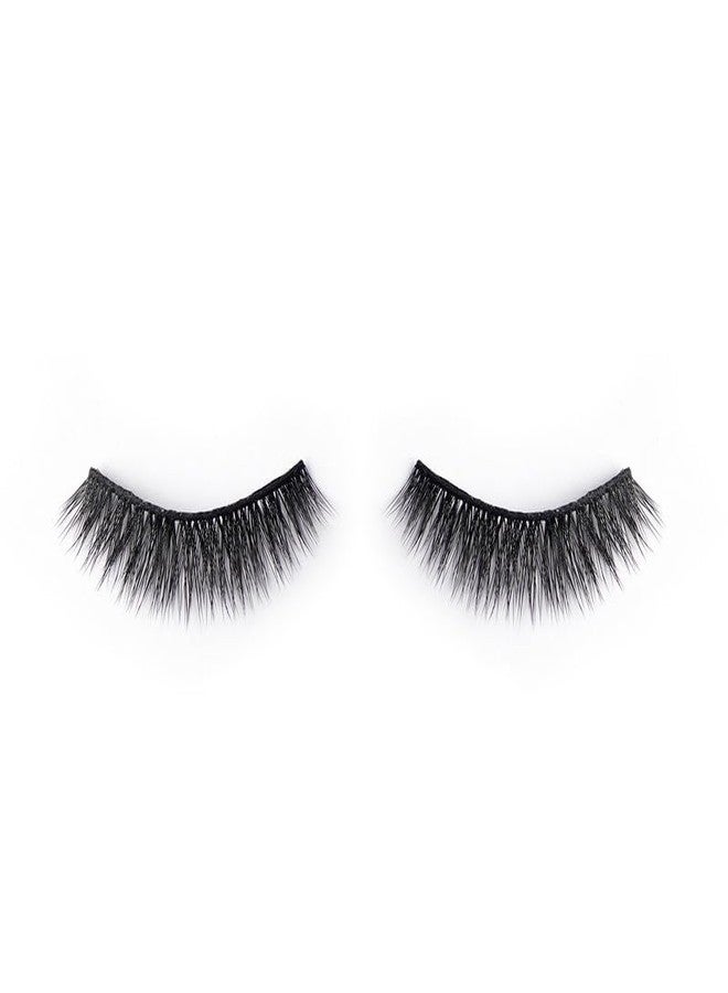 Uroparis PRO M70 Eyelashes for Women - 3D Look Strip Eye Lashes | Handmade, Volumizing & Extra Lightweight False Lashes with Faux Mink | For Glam Look & Enhance Beauty (Black) - 1 Pair - Image 3
