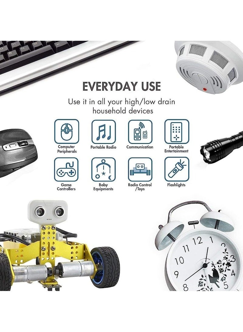 DMK Power 8 Pieces Rechargeable AAA Batteries ,1100mAh High Capacity 1.2V NiMH Low Self Discharge - Image 3