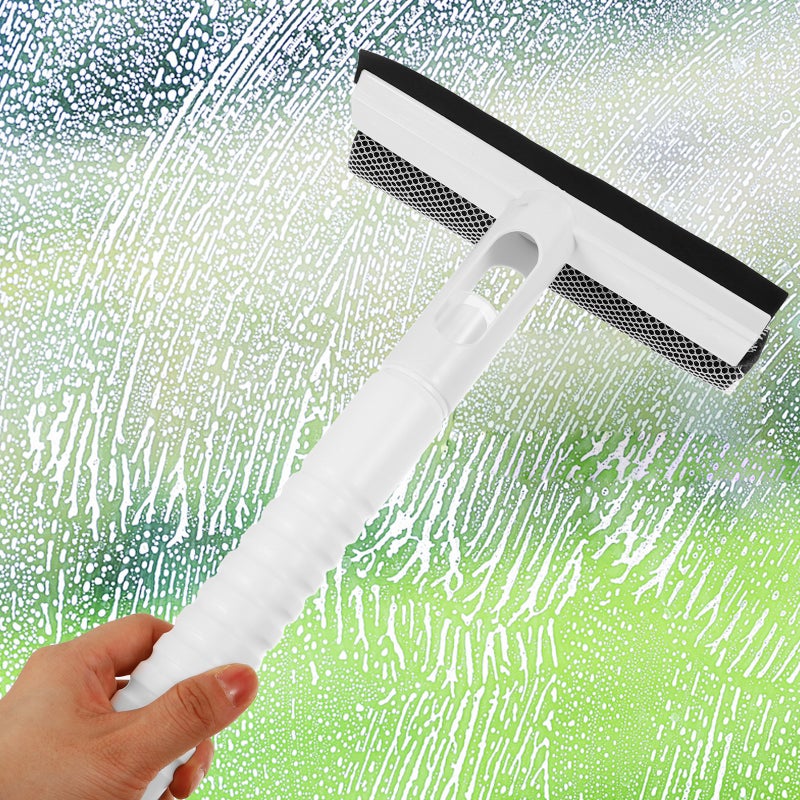 Window Squeegee with Spray Bottle Glass Wiper Shower Squeegee Handheld Glass Door Squeegee - Image 2