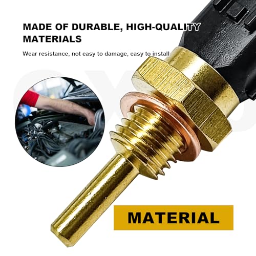 SYudwen Coolant Temperature Sensor Compatible with Nissan Armada Versa Altima Titan Rogue Maxima Quest Sentra Infiniti EX35 I30 FX45 M56 QX80 Q50 60 70 G20 25 37 Replaces # 22630-0M200 TX78 - Image 3