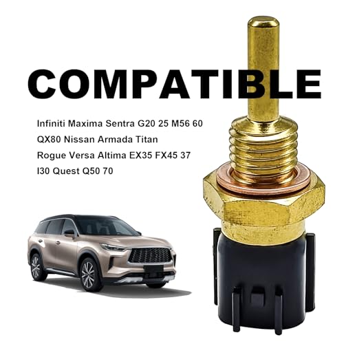 SYudwen Coolant Temperature Sensor Compatible with Nissan Armada Versa Altima Titan Rogue Maxima Quest Sentra Infiniti EX35 I30 FX45 M56 QX80 Q50 60 70 G20 25 37 Replaces # 22630-0M200 TX78 - Image 5