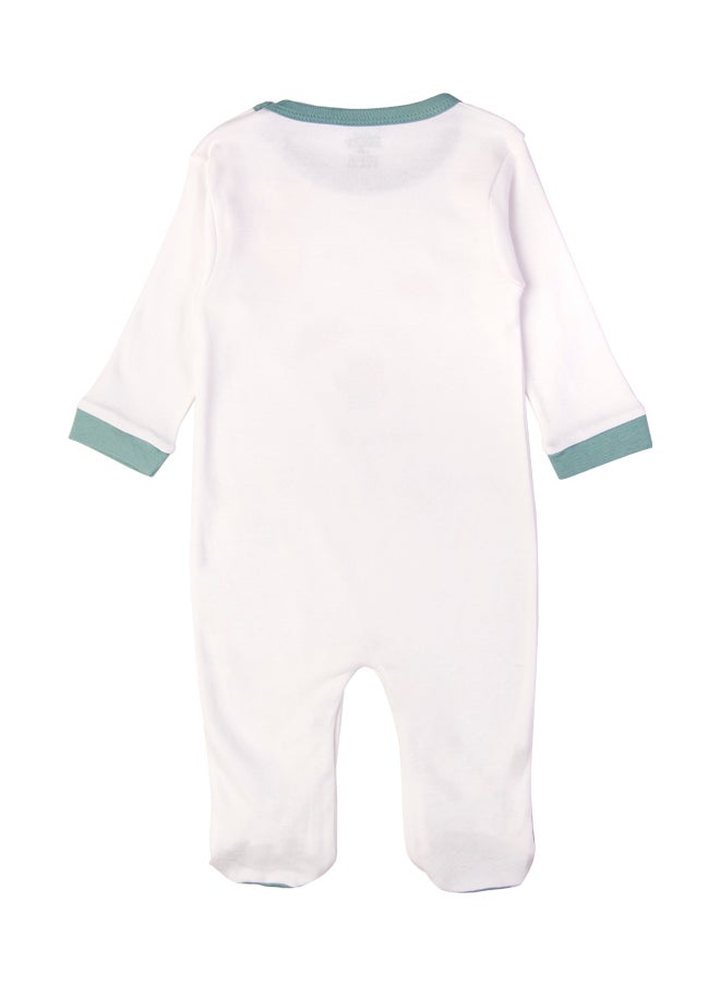 Babies Basic - 100% Cotton Printed Long Sleeves Jumpsuit/Romper/Sleepsuit For Babies - Image 1