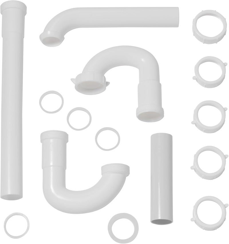 PLUMB CRAFT Complete Bathroom Drain Repair Kit - 15 Piece Universal Installation Set - Image 1