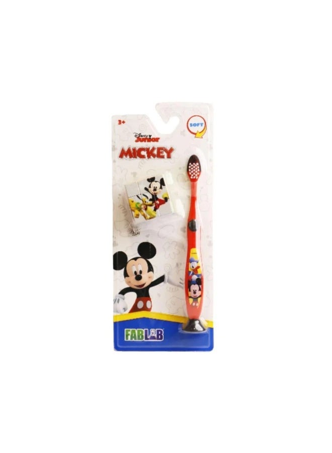 FabLab Disney junior Mickey Soft Toothbrush for Kids