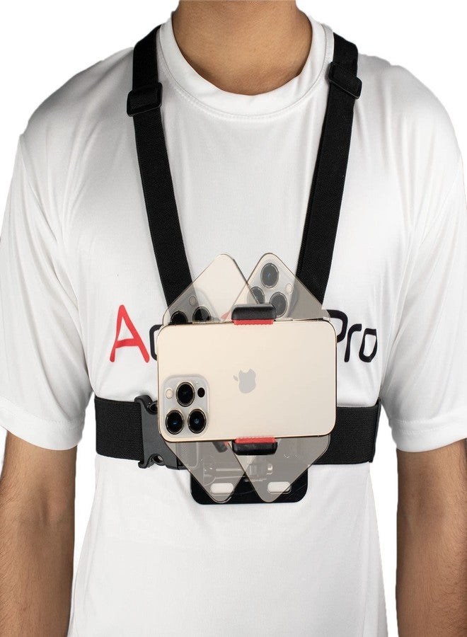 Action Pro Kit Chest Belt Phone Holder J Hook Adapter Long Thumb Screw and Conversion Block Head Connection Compatible with GoPro Hero 13 12 11 10 9 8 7 6 5 4 All Cameras - Image 3