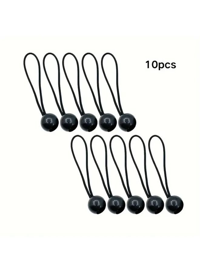 10pcs Elastic Bungee Cords With Ball Ends For Tents Canopies Tarps Outdoor Camping - Image 1