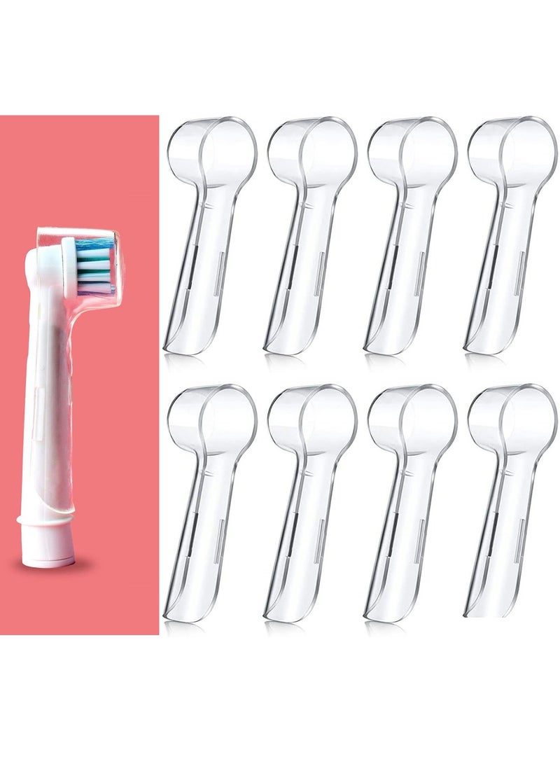 8-pack Electric Toothbrush Covers, Brush Heads, Protective Covers, Reusable Electric Toothbrush Head Covers, Replacement Brush Head Covers, Dustproof, Suitable for Travel, Camping, Home, School - Image 1