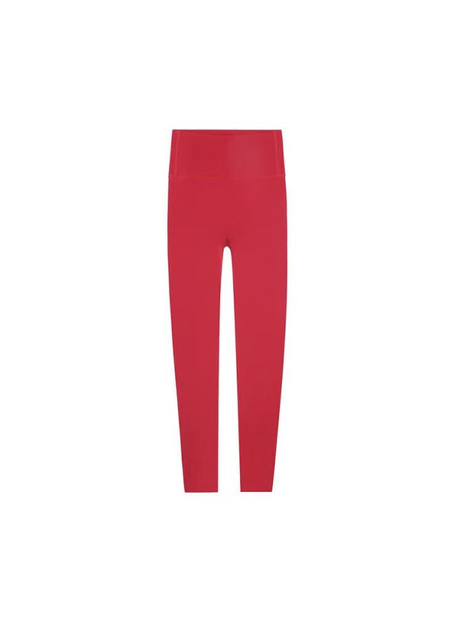 Aimer Women's Red Thermal High-waist Seamless Antibacterial Anti-static Autumn Pants Am737951
