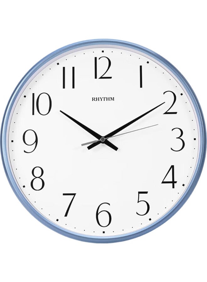 Rhythm Silent Wall Clock, Modern Minimalist Creative Wall Clock, For Living Room And Bedroom, 32Cm Dream Blue Cmg529Xc04 - Image 3
