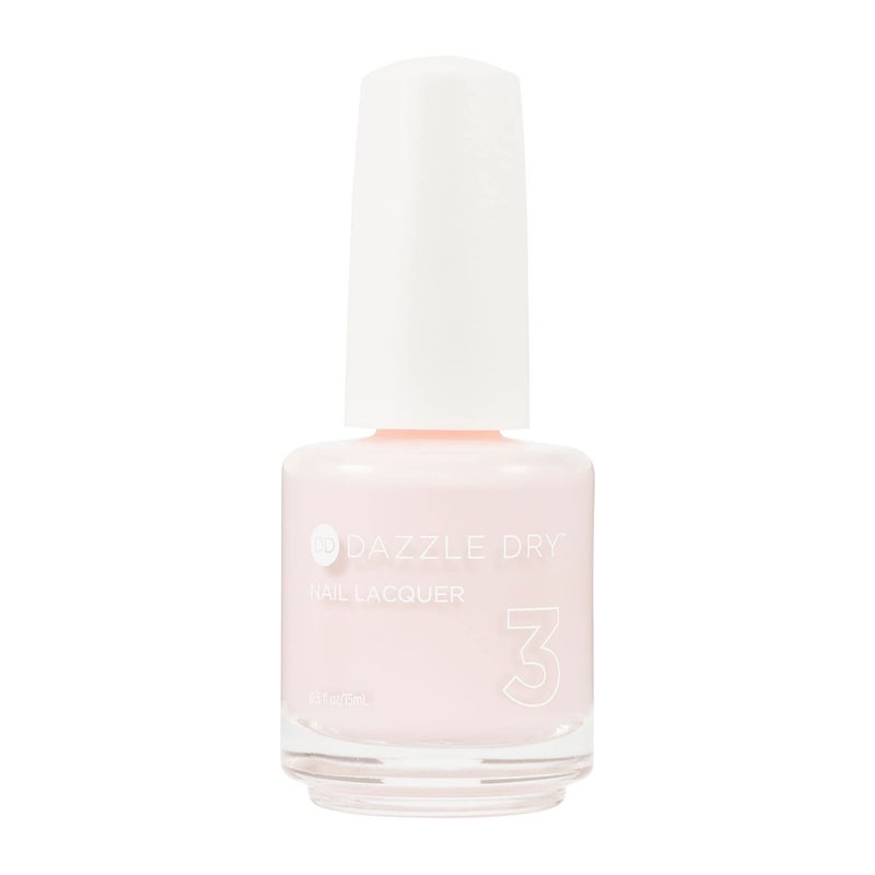 Dazzle Dry Nail Lacquer (Step 3) - Alluring Charm - A warm pale pink with a creamy finish. Full coverage cream. (0.5 fl oz) - Image 1