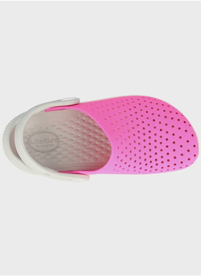 crocs Kids Literide Round Toe Clogs