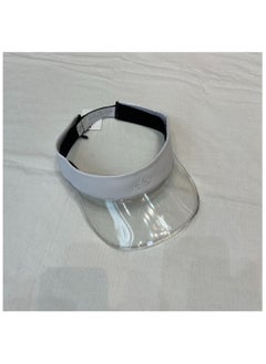 Alo transparent color sunshade cap, baseball cap with a peaked brim.