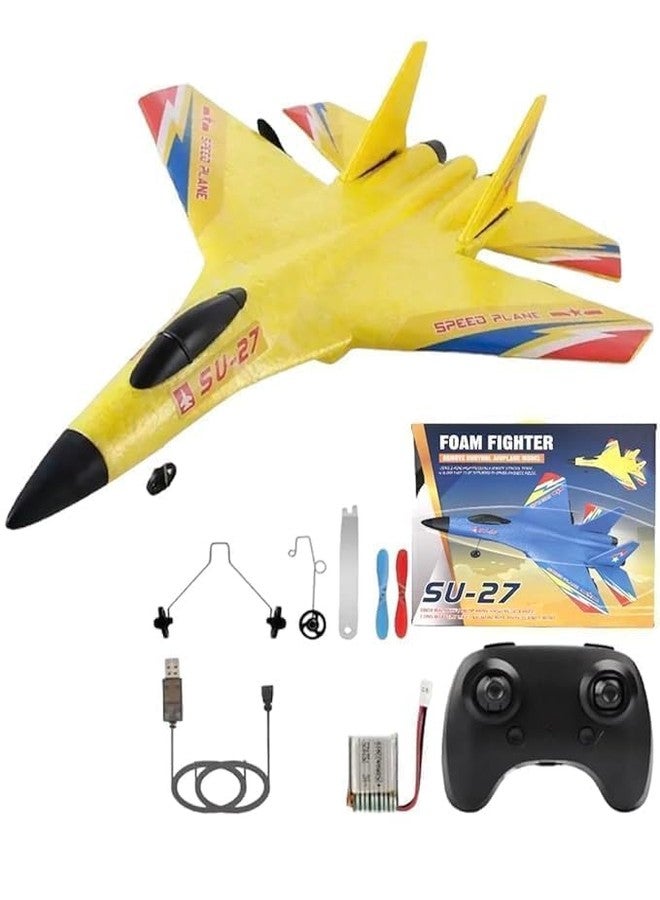GORMERY RC Airplane Jet Epp Foam Aircraft, Remote Control Airplane for Kids u0026 Adults, RC Glider Automatic Balance Gyro Plane with Night Light, Stunt RC (Multicolor) Best Gift Toy - Image 1