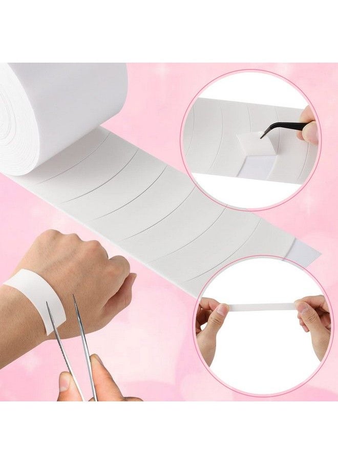 WSICSE - 240Pcs Foam Eye Pads For Eyelash Extensions Pre Cut Foam Tape Under Eye Pads Lash Extension Supplies Easy To Tear Waterproof - Image 1