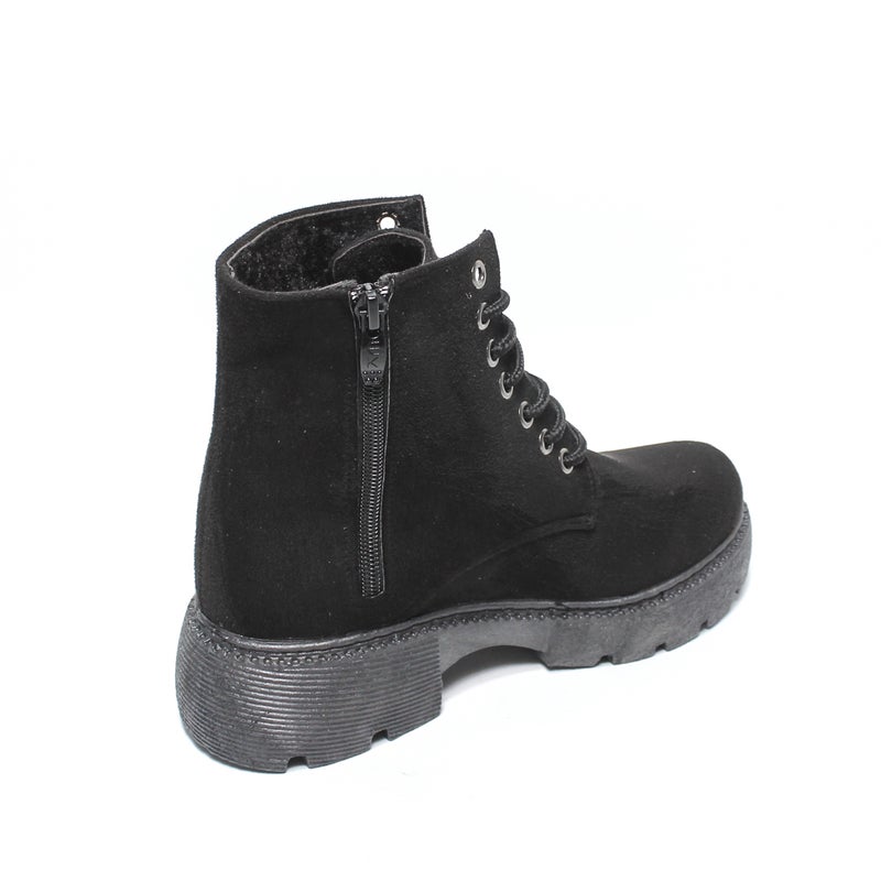 Glitter Women Half-Boots - Black - Image 4