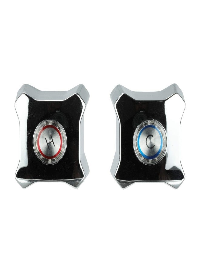 دانكو مقابض صنبور حوض الاستحمام/الدش المعدنية المتينة من دانكو من كولر، كروم، 2-1/16 بوصة، عبوة واحدة (88768) - Image 2