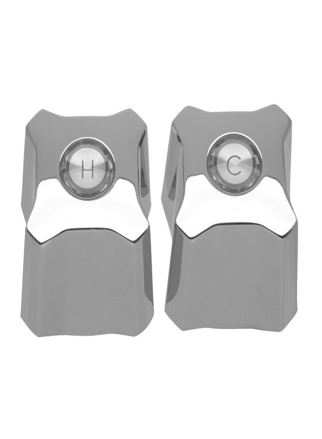 دانكو مقابض صنبور حوض الاستحمام/الدش المعدنية المتينة من دانكو من كولر، كروم، 2-1/16 بوصة، عبوة واحدة (88768) - Image 1